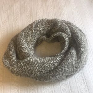 J. Crew Gray Circle Scarf